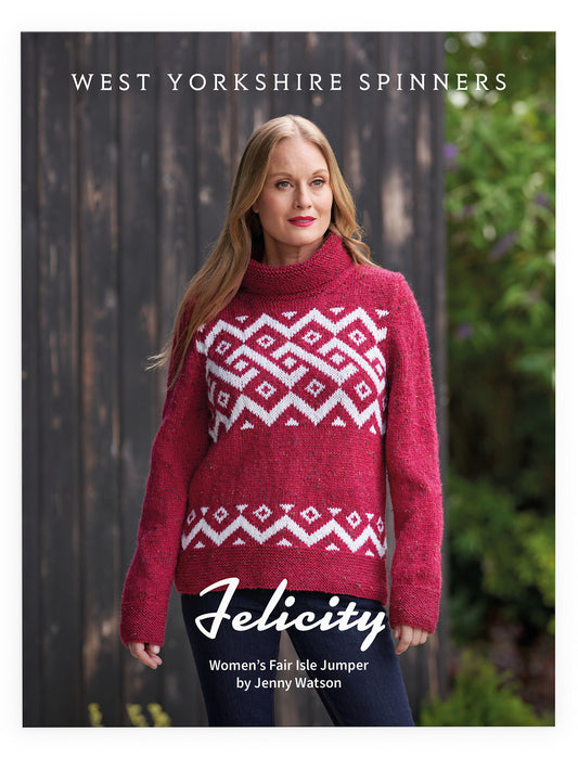 Felicity - Women's Fairisle Jumper Pattern by Jenny Watson