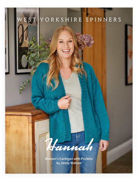 Hannah - Women's Cardigan with Pockets Pattern by Jenny Watson
