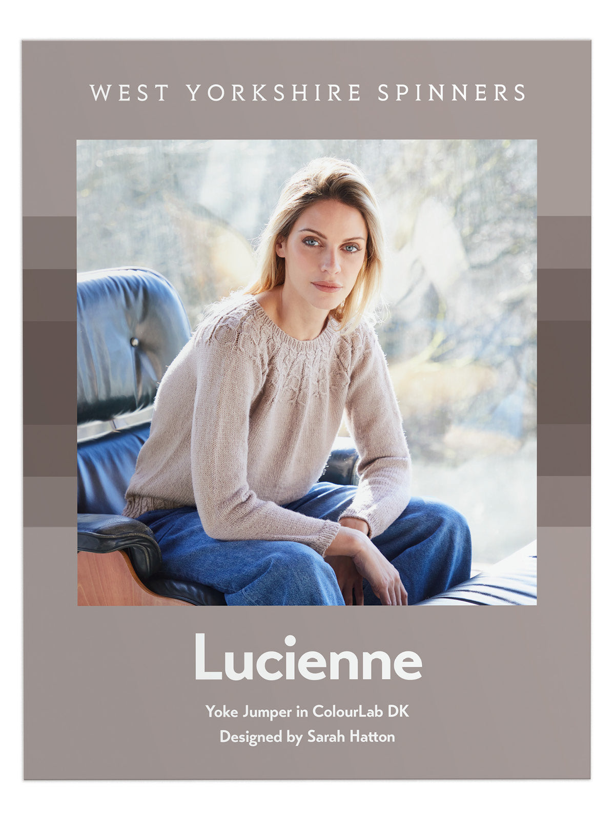 Lucienne - Yoke Jumper Pattern by Sarah Hatton – West Yorkshire