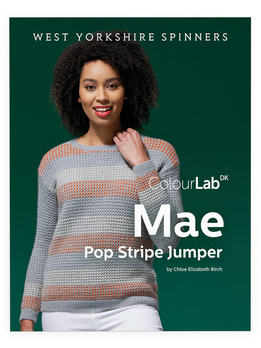 Mae - Pop Stripe Jumper Pattern by Chloé Elizabeth Birch