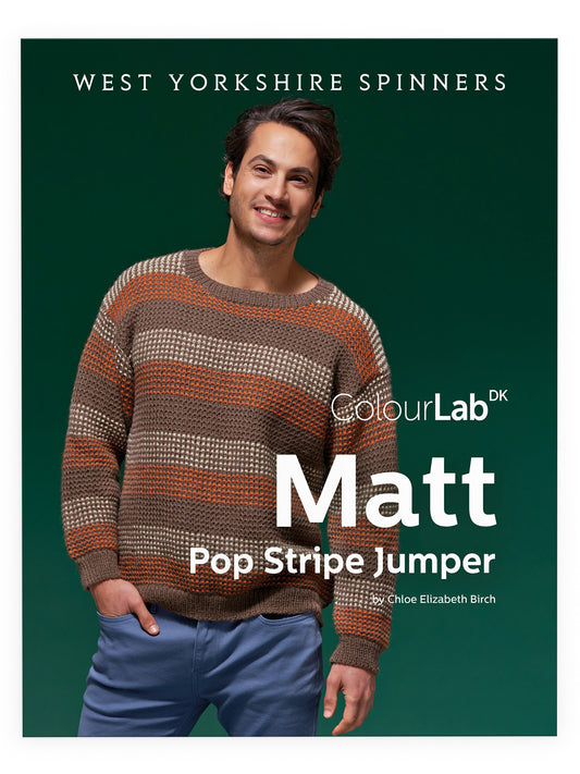 Matt - Pop Stripe Jumper Pattern by Chloé Elizabeth Birch