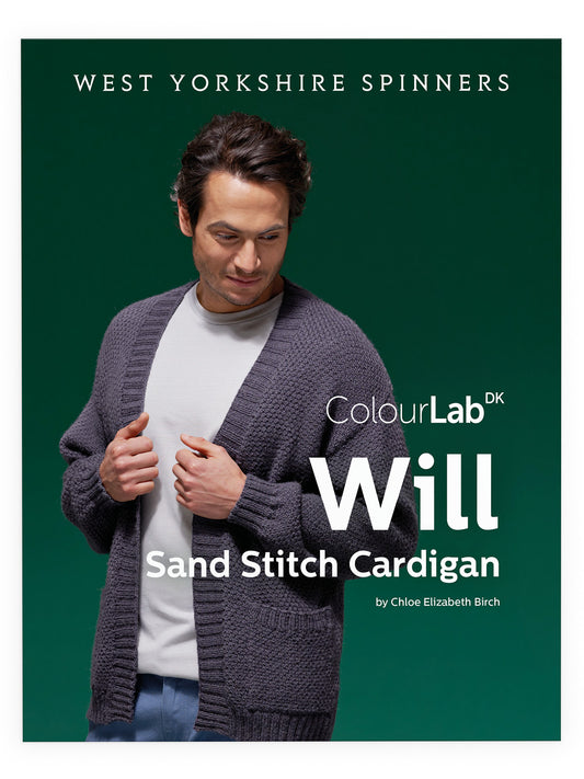 Will - Sand Stitch Cardigan Pattern by Chloé Elizabeth Birch