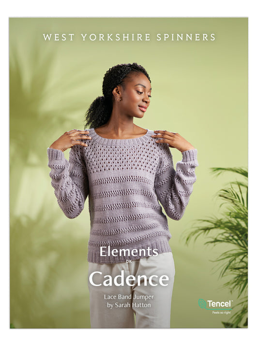Cadence - Lace Band Jumper Pattern by Sarah Hatton