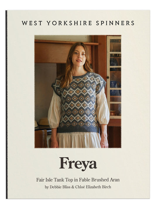 Freya - Fair Isle Tank Top Pattern by Debbie Bliss & Chloé Elizabeth Birch