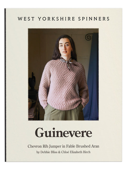 Guinevere - Chevron Rib Jumper Pattern by Debbie Bliss & Chloé Elizabeth Birch