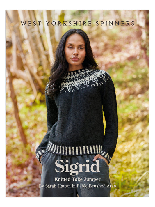Sigrid - Yoke Jumper Pattern by Sarah Hatton