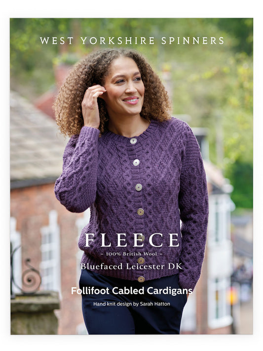 Follifoot - Cabled Cardigans Pattern