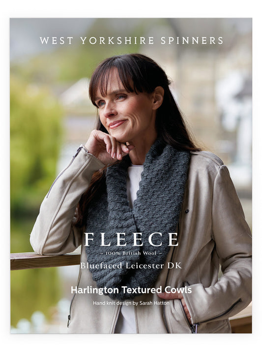 Harlington - Textured Cowls Pattern by Sarah Hatton
