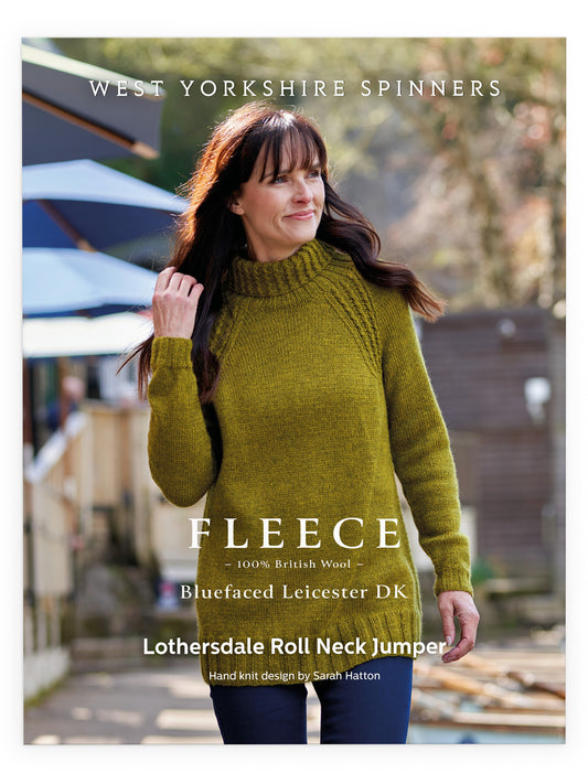 Lothersdale - Roll Neck Jumper Pattern by Sarah Hatton