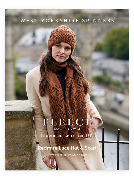 Redmire - Lace Hat & Scarf Pattern by Sarah Hatton