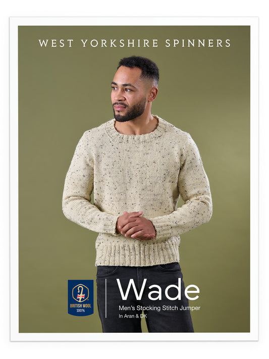 Wade - Men’s Stocking Stitch Jumper Pattern