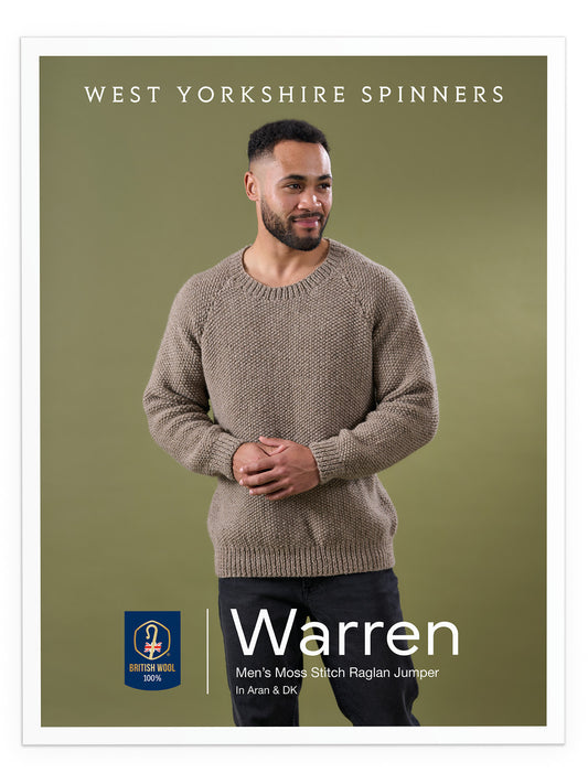 Warren - Men’s Moss Stitch Jumper Pattern