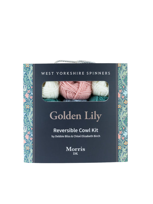 Golden Lily - Reversible Cowl Kit by Debbie Bliss & Chloé Elizabeth Birch