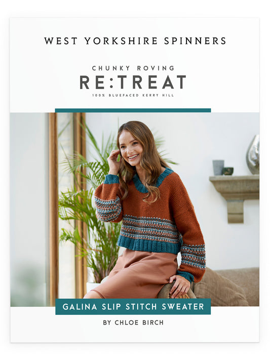 Galina - Garter Slip Stitch Jumper Pattern by Chloé Elizabeth Birch