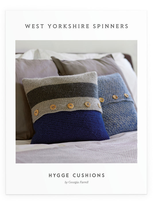 Hygge Textured Blanket & Cushion Pattern by Georgia Farrell