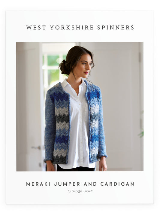 Meraki - Zig Zag Cardigan & Jumper Pattern by Georgia Farrell