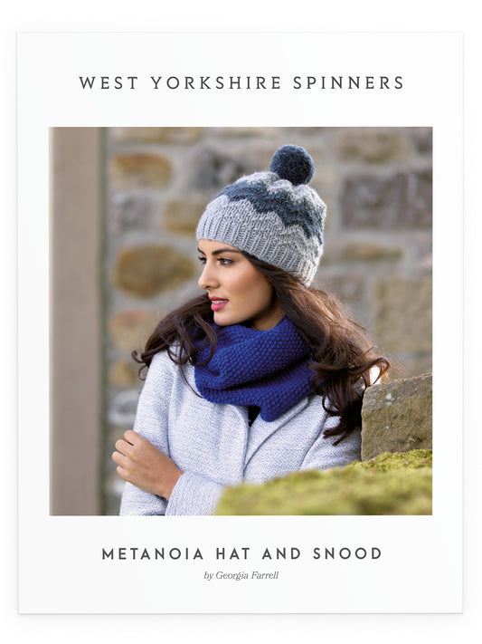 Metanoia - Zig Zag Hat & Simple Snood Pattern by Georgia Farrell