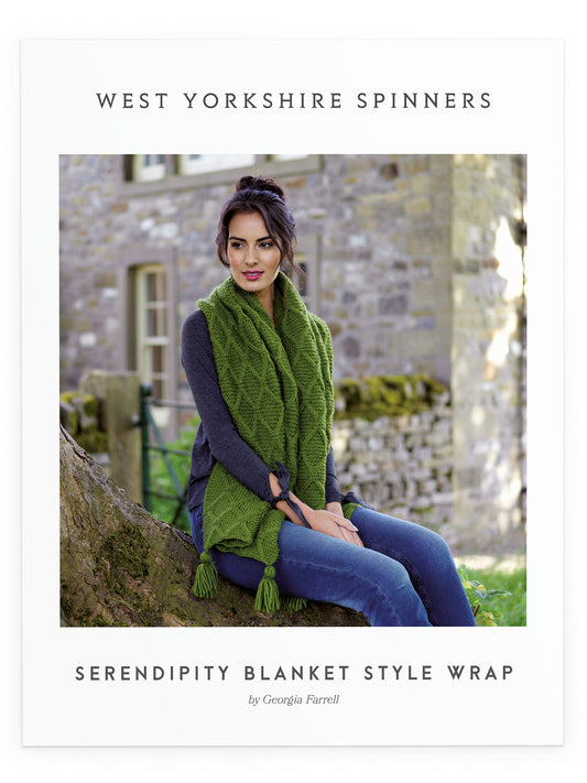 Serendipity - Blanket Style Wrap Pattern by Georgia Farrell