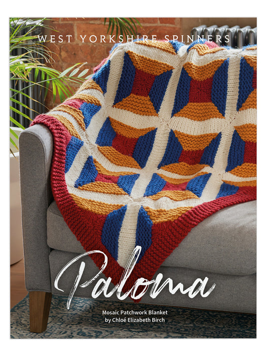 Paloma - Mosaic Patchwork Blanket Pattern by Chloé Elizabeth Birch