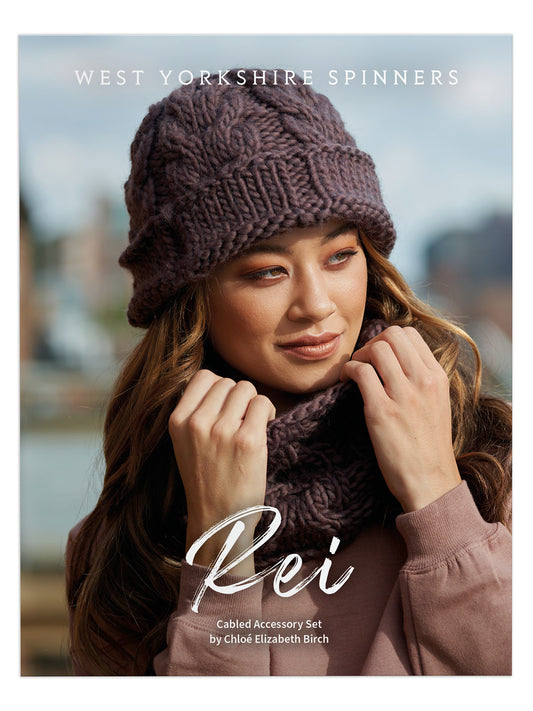Rei - Cabled Unisex Accessory Set Pattern by Chloé Elizabeth Birch
