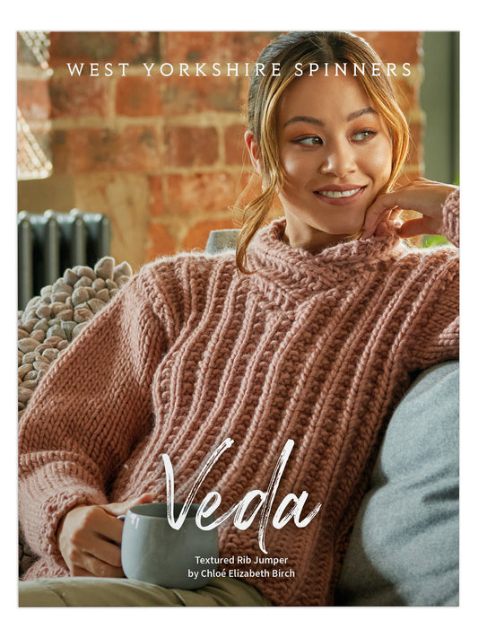 Veda - Unisex Textured Rib Jumper Pattern by Chloé Elizabeth Birch