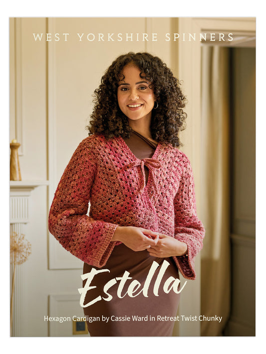 Estella - Hexagon Cardigan Pattern by Cassie Ward