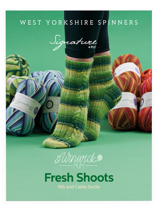 Fresh Shoots  -Socks Pattern by Winwick Mum