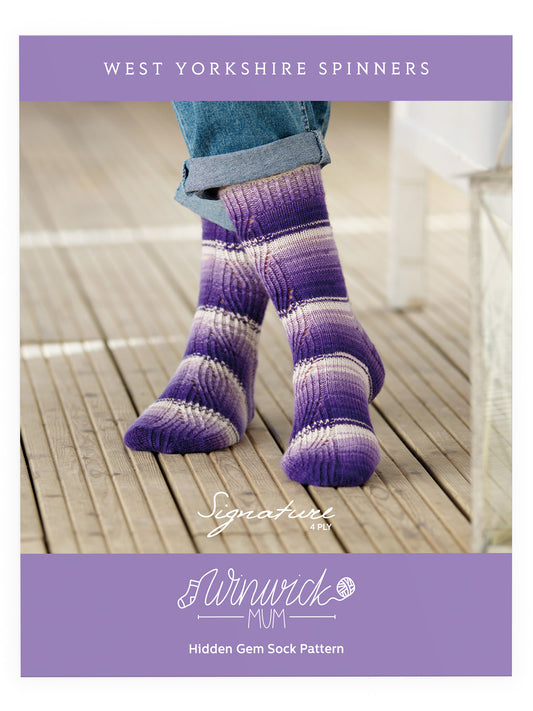 Hidden Gem - Socks Pattern by Winwick Mum