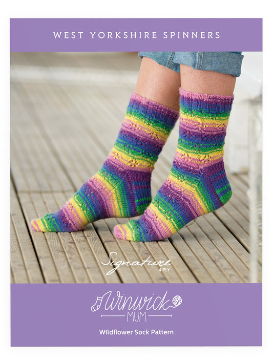 Wildflower - Sock Pattern Book by Winwick Mum