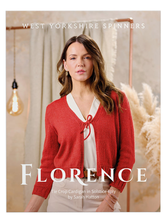 Florence - Tie Crop Cardigan Pattern by Sarah Hatton