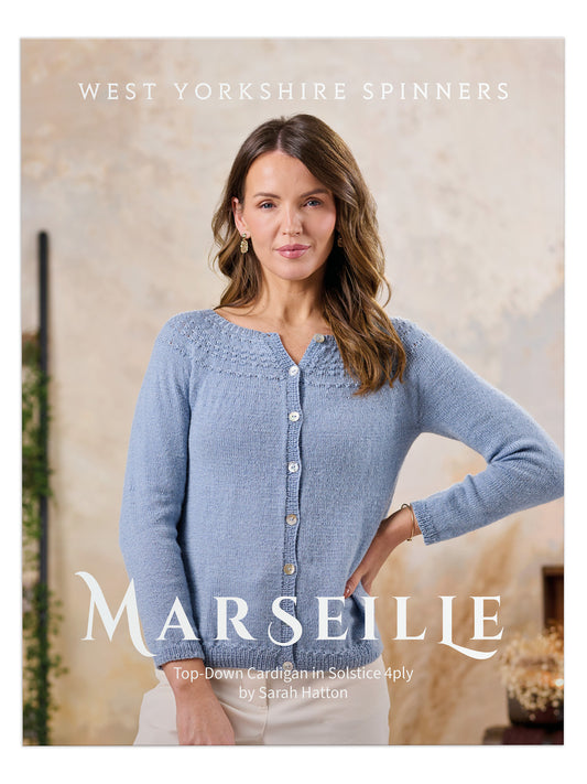 Marseille - Top-Down Cardigan Pattern by Sarah Hatton