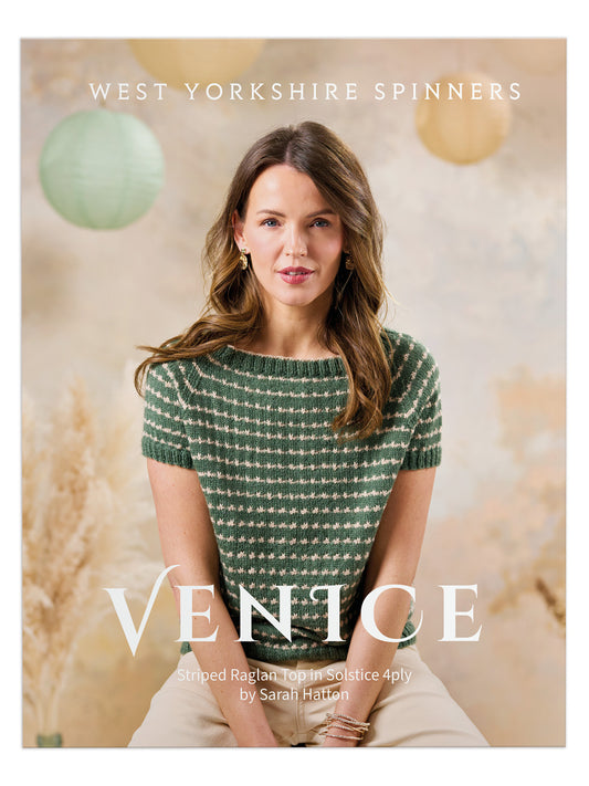 Venice - Striped Raglan Top Pattern by Sarah Hatton