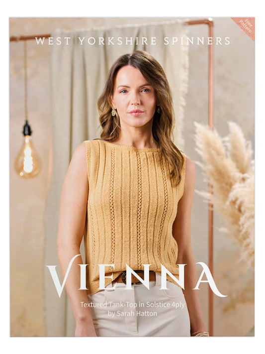 Vienna - Textured Tank Top Pattern by Sarah Hatton