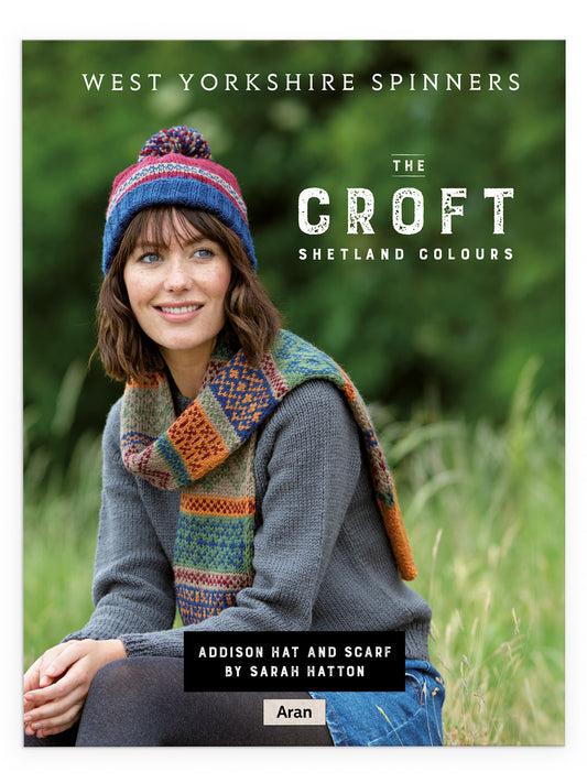 Addison - Hat & Scarf Pattern by Sarah Hatton