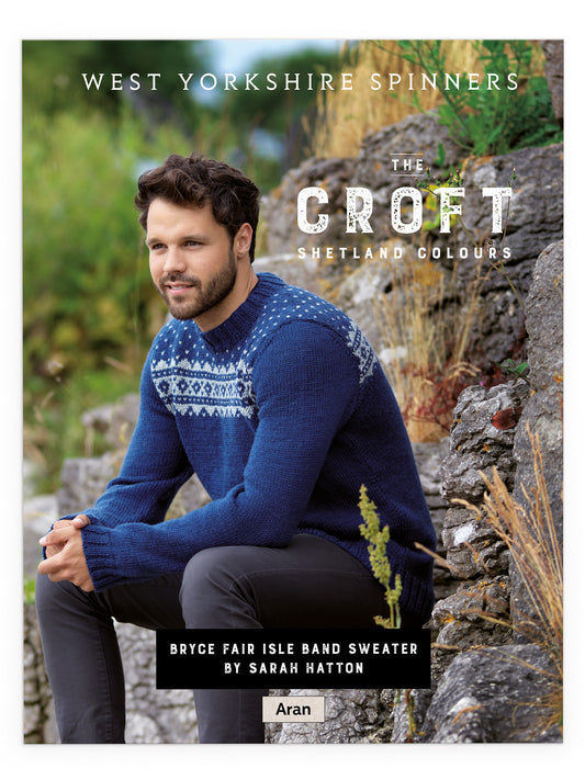 Bryce - Fairisle Band Jumper Pattern by Sarah Hatton