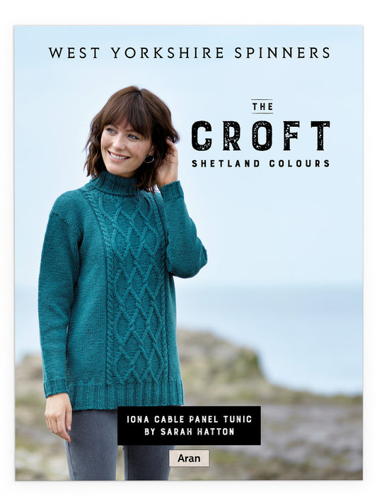 Iona - Cable Panel Tunic Pattern by Sarah Hatton