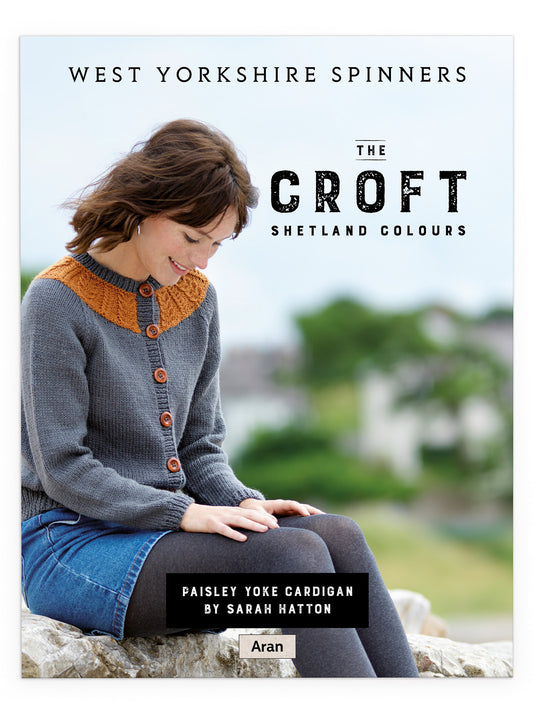 Paisley - Yoke Cardigan Pattern by Sarah Hatton