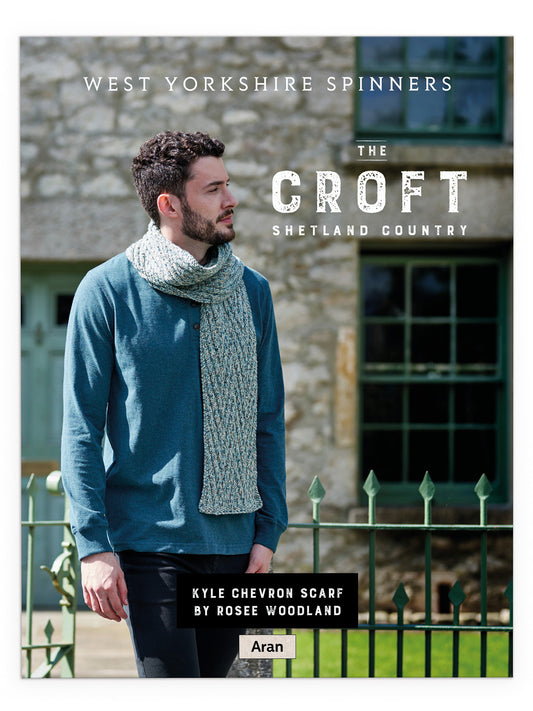 Kyle - Chevron Scarf Pattern by Rosee Woodland