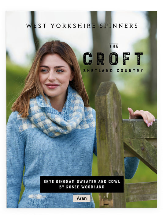Skye - Gingham Jumper & Cowl Pattern by Rosee Woodland