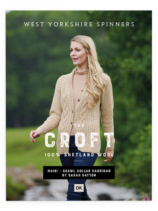 Mairi - Cable Jacket Pattern by Sarah Hatton