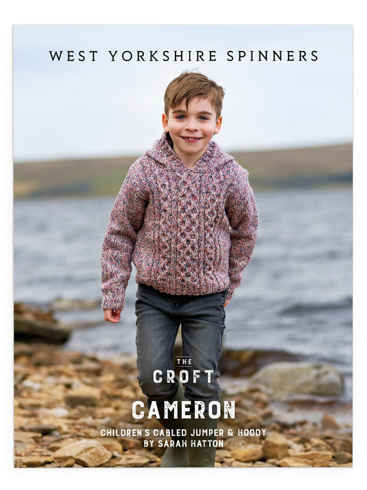 Cameron - Children's Cabled Jumper & Hoody Pattern by Sarah Hatton