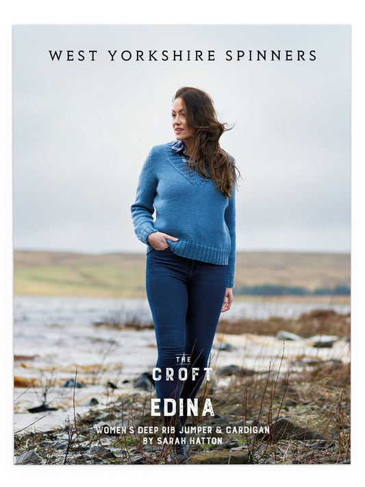 Edina - Women’s Deep Rib Jumper & Cardigan Pattern