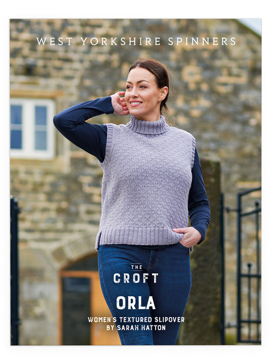 Orla - Women’s Textured Slipover Pattern by Sarah Hatton