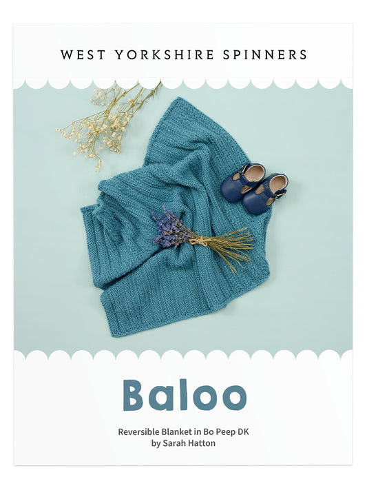 Baloo Reversible Blanket Pattern by Sarah Hatton