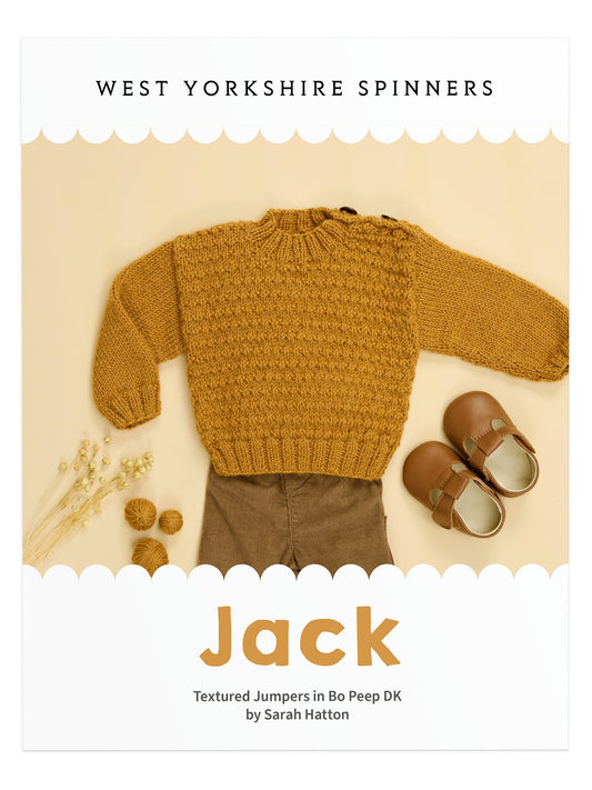 Jack - Textured  Jumper Pattern by Sarah Hatton