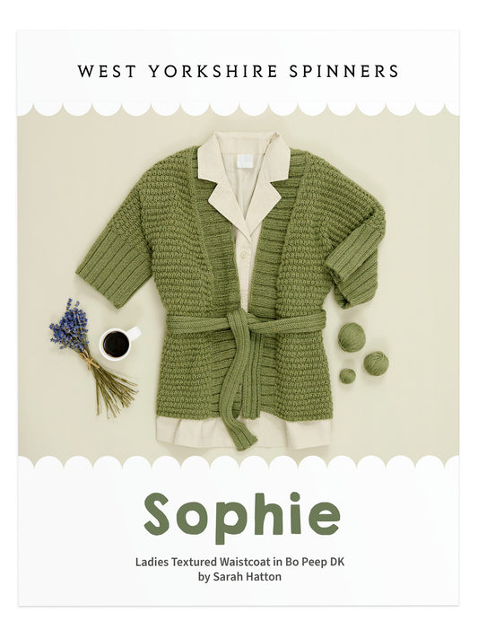 Sophie - Ladies Textured Waistcoat Pattern by Sarah Hatton