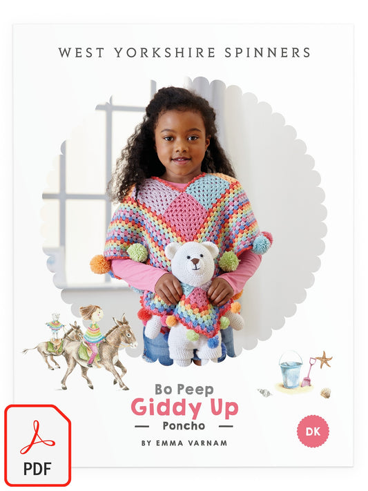 Giddy Up - Poncho Pattern by Emma Varnam