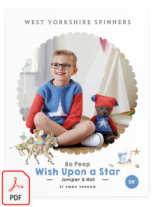 Wish Upon A Star - Jumper & Hat Pattern by Emma Varnam