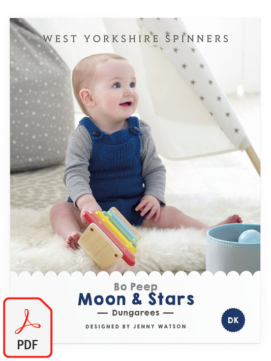 Moon & Stars - Dungarees Pattern by Jenny Watson