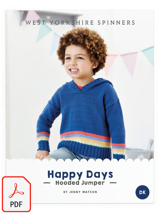 Happy Days - Hooded Jumper Pattern by Jenny Watson